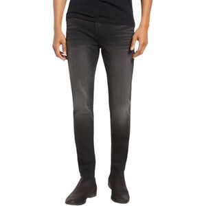 Men's Monfrere Jeans 34x33 Greyson Skinny Black Rodium Cotton Blend
